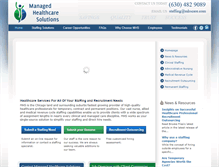 Tablet Screenshot of mhscare.com
